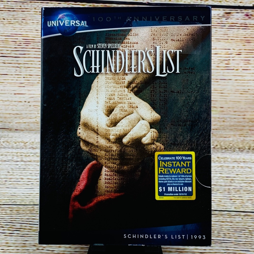 Schindler's List [1993 DVD] Universal 100th Anniversary Edition Steven Spielberg